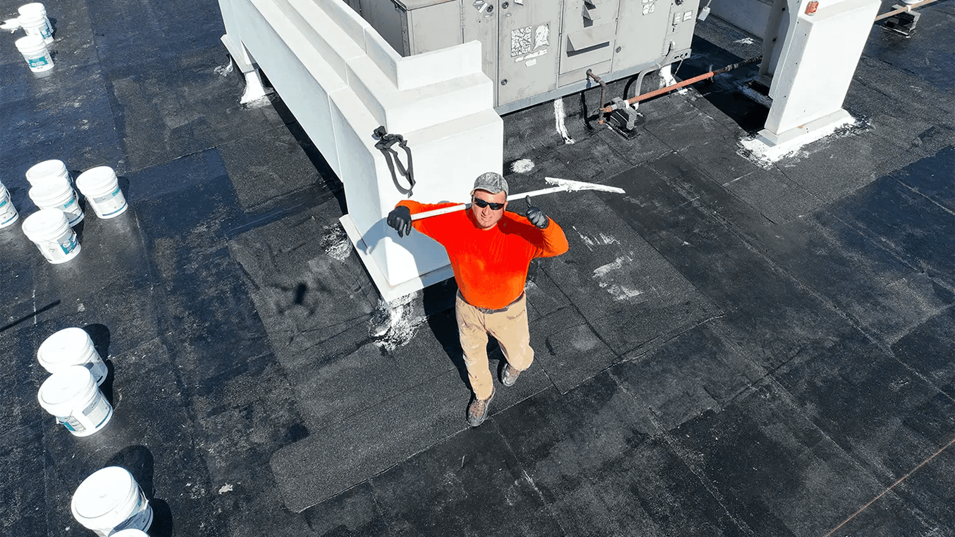 Commercial construction crew by United Builders GC